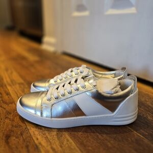 Marc Fisher MLcandi Silver Sneakers
